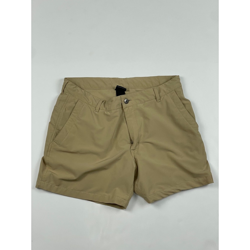 The North Face Mens Horizon Hiking Shorts Tan Khaki Size 36 Nylon Outdoor 6in